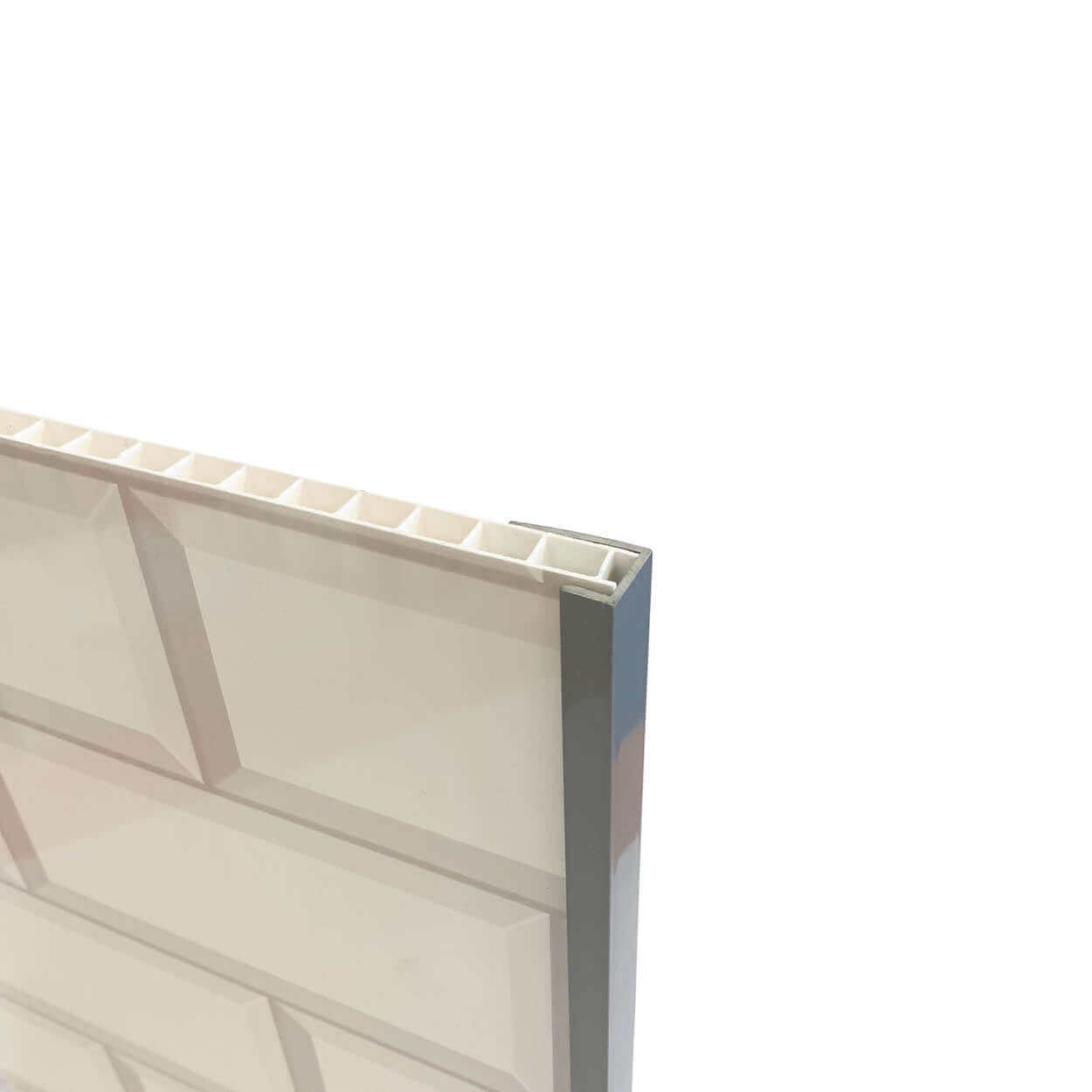 10mm Grey End Cap Trim