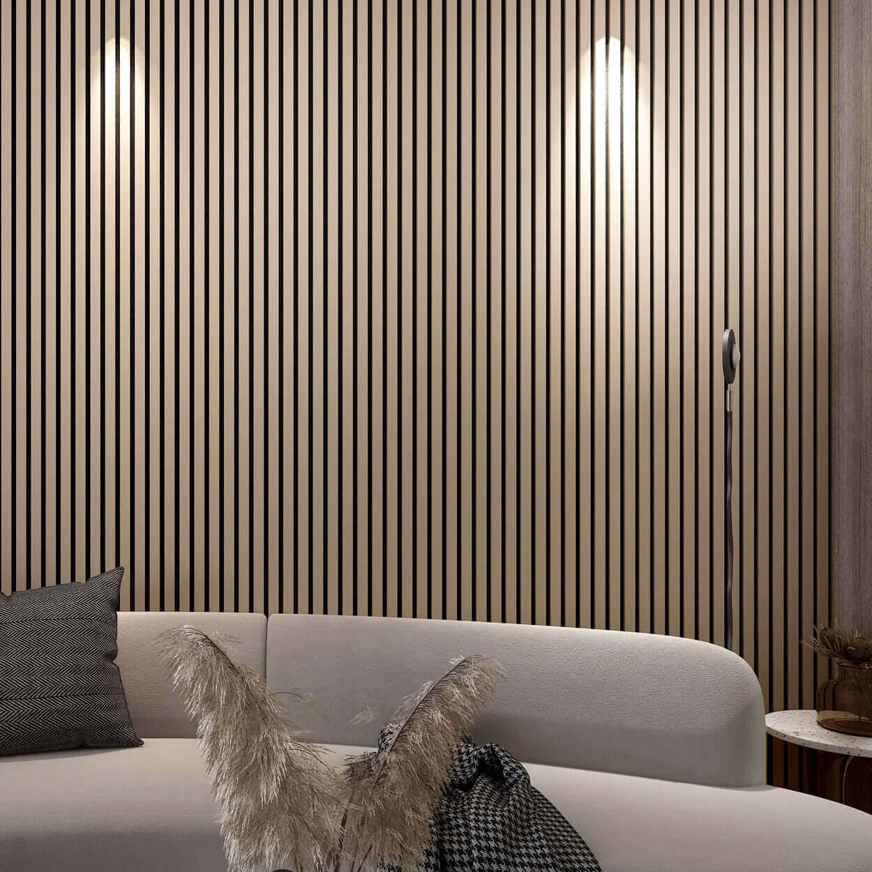 White Ash Acoustic Wall Panel
