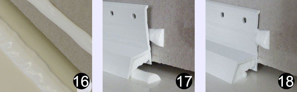 White EasySeal™ Shower Tray & Bath Trim (2.4M)