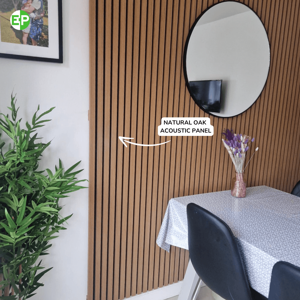 Natural Oak Acoustic Wall Panel