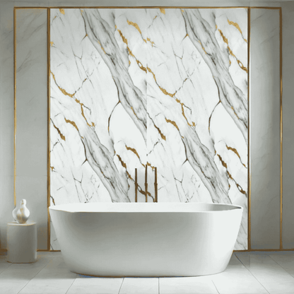 10mm Deluxe Grey Gloss Shower Panel 1M x 2.4M