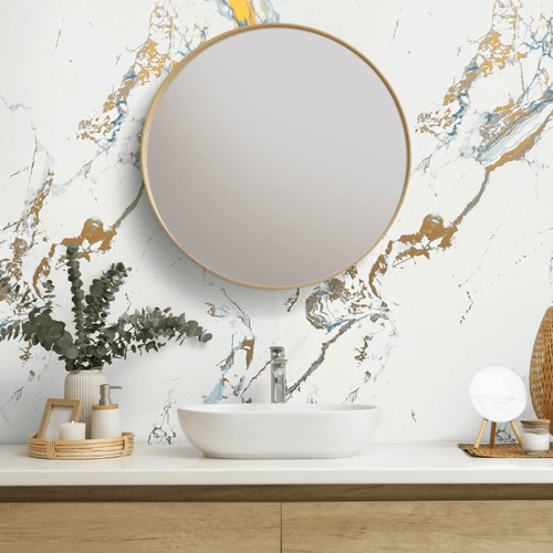 10mm Oro Blue Gloss Shower Panel 1M x 2.4M
