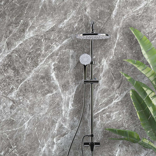 10mm Dark Grey Marble Matt Shower Panel 1M x 2.4M