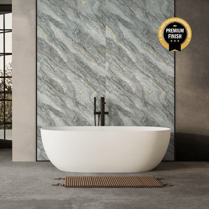 10mm Gilded Grey Ultra Matt Shower Panel 1M x 2.4M