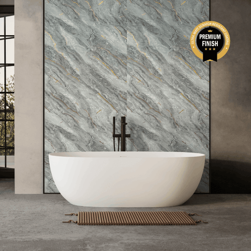 10mm Gilded Grey Ultra Matt Shower Panel 1M x 2.4M