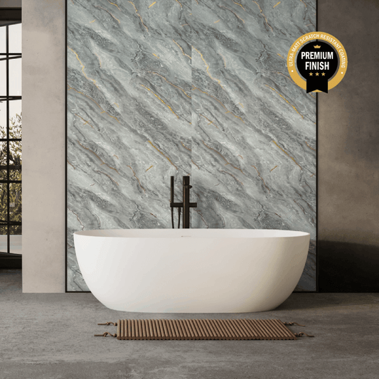 10mm Gilded Grey Ultra Matt Shower Panel 1M x 2.4M