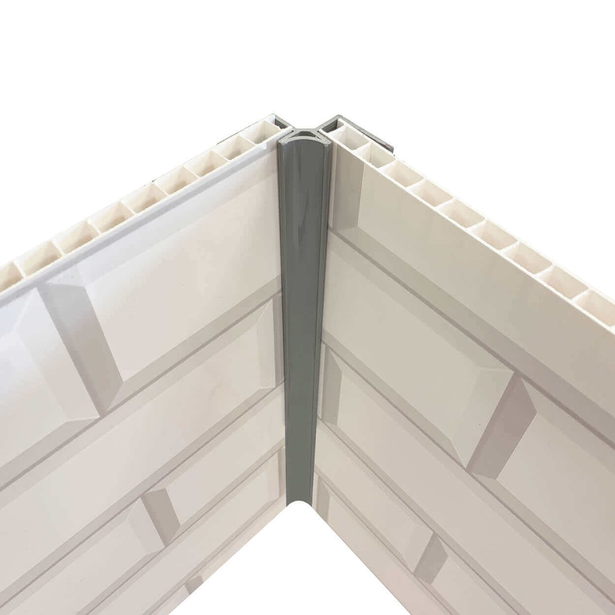 10mm Grey Internal Corner Trim
