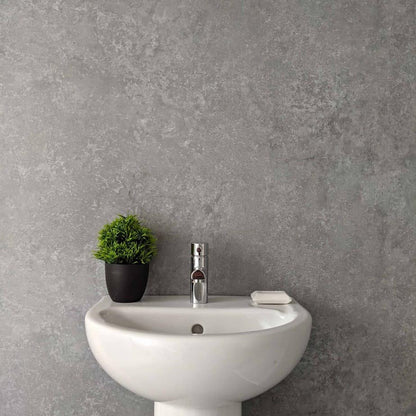10mm Light Concrete Matt Shower Panel 1M x 2.4M
