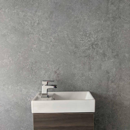 10mm Light Concrete Matt Shower Panel 1M x 2.4M