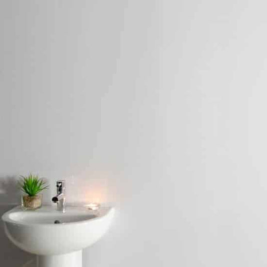 10mm White Gloss Shower Panel 1M x 2.4M