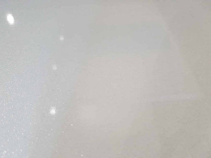 10mm White Shimmer Gloss Shower Panel 1M x 2.4M