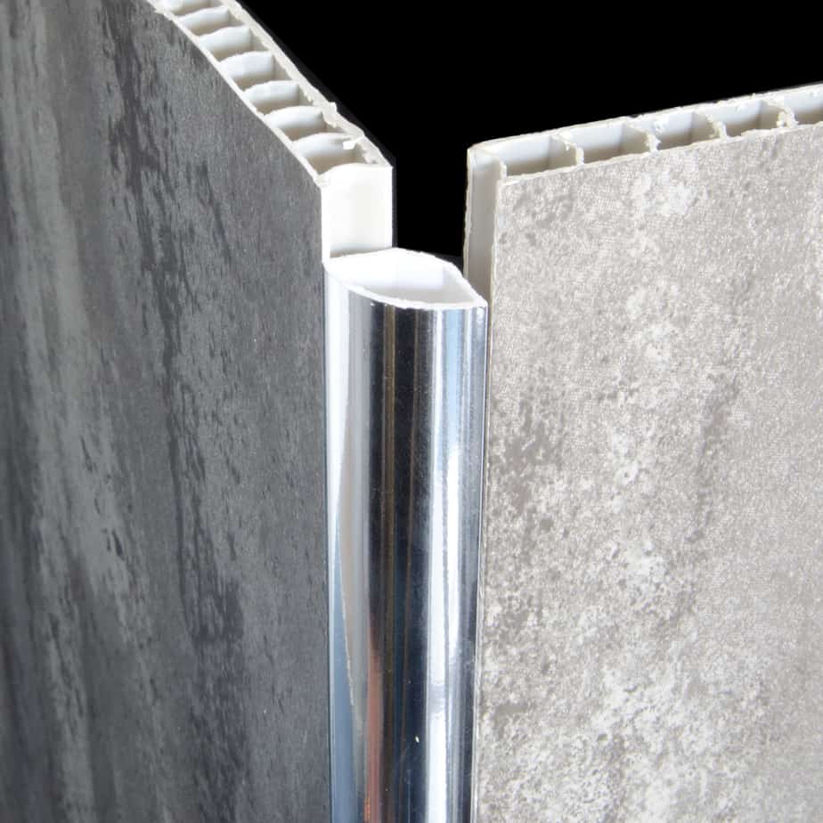 18mm Chrome Internal Corner Quadrant Trim