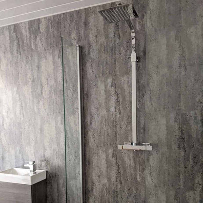 10mm Polished Concrete Matt Shower Panel 1M x 2.4M
