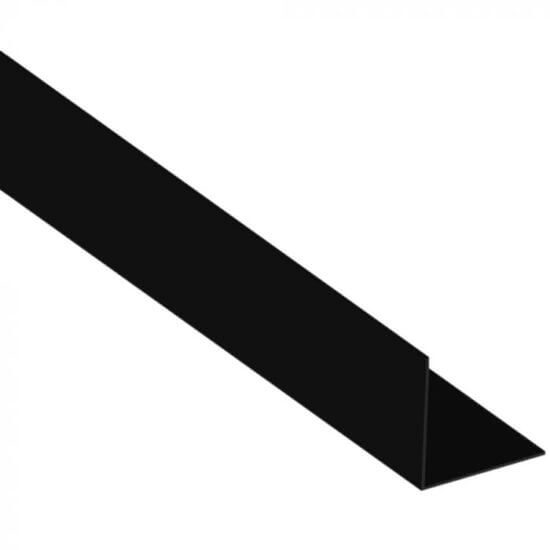 25mm x 25mm Black External Corner Trim