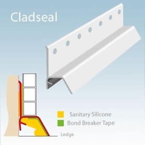 White EasySeal™ Shower Tray & Bath Trim (2.4M)