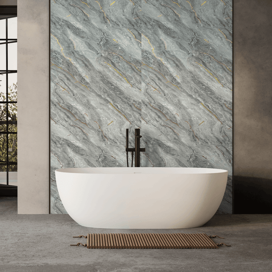 10mm Gilded Grey Gloss Shower Panel 1M x 2.4M
