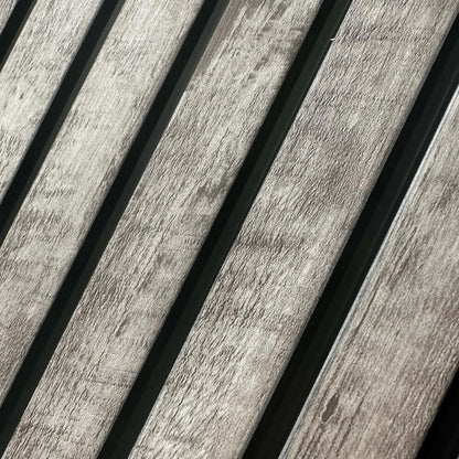Weathered Grey AquaGuard Slat Wall Panel (Pack of 2)