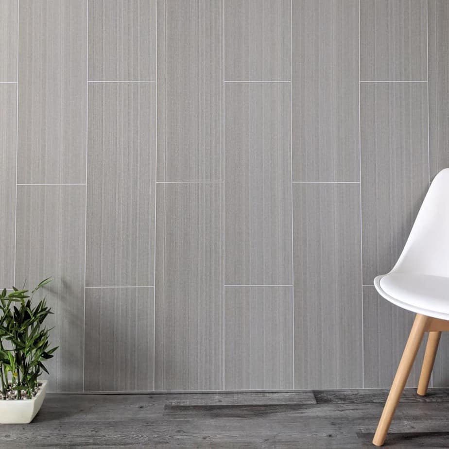 8mm Seagrass Large Tile Effect Bathroom Wall Panel 2.6M