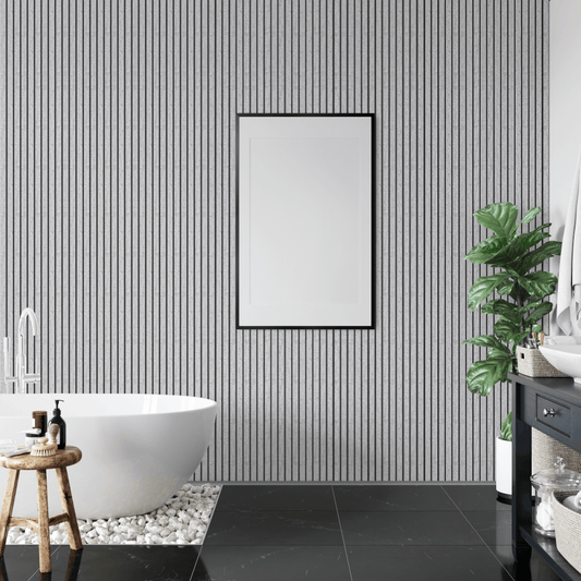 Weathered Grey AquaGuard Slat Wall Panel (Pack of 2)