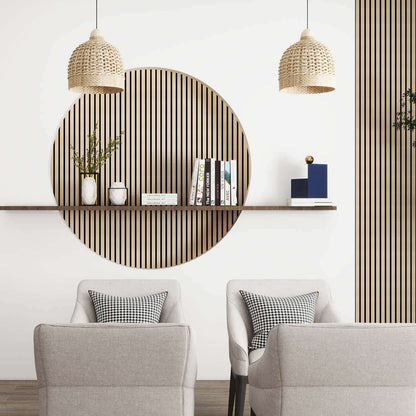 White Ash Acoustic Wall Panel