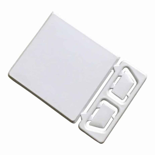 White EasySeal™ End Caps (One Pair - RH/LH)