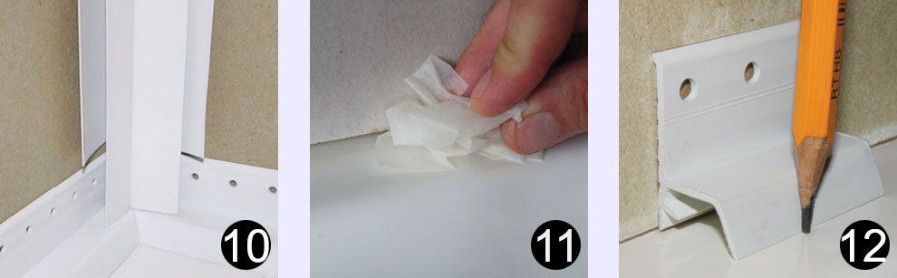 White EasySeal™ Shower Tray & Bath Trim (2.4M)