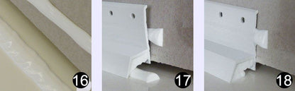White EasySeal™ Shower Tray & Bath Trim (2.4M)