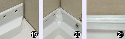 White EasySeal™ Shower Tray & Bath Trim (2.4M)
