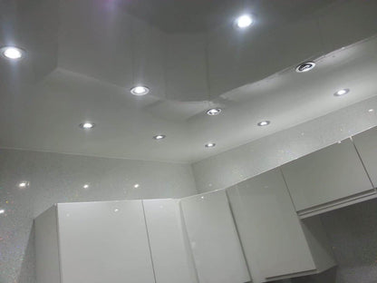 8mm White Gloss Bathroom Wall & Ceiling Panel 2.6M