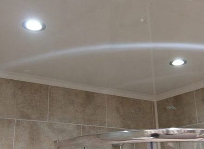 8mm White Gloss Bathroom Wall & Ceiling Panel 2.6M