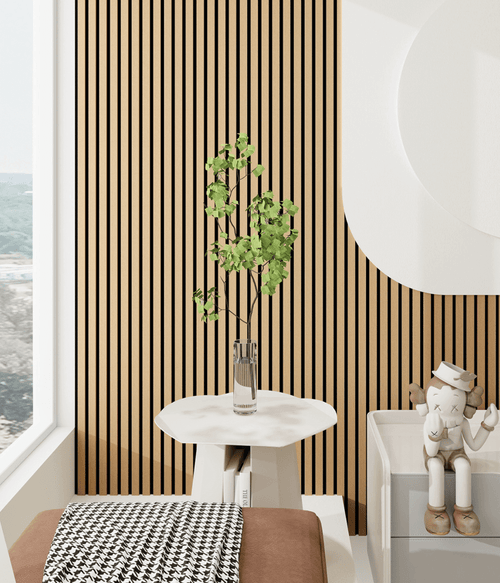 White Ash Acoustic Wall Panel